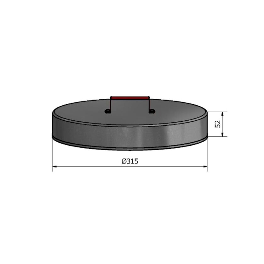RENSLOCK MUFF HÄLMH FZ OISOLERAT 315 MM