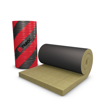 BRANDMATTA VECT M BLACK EI60 PAROC 100MM 1000X3000