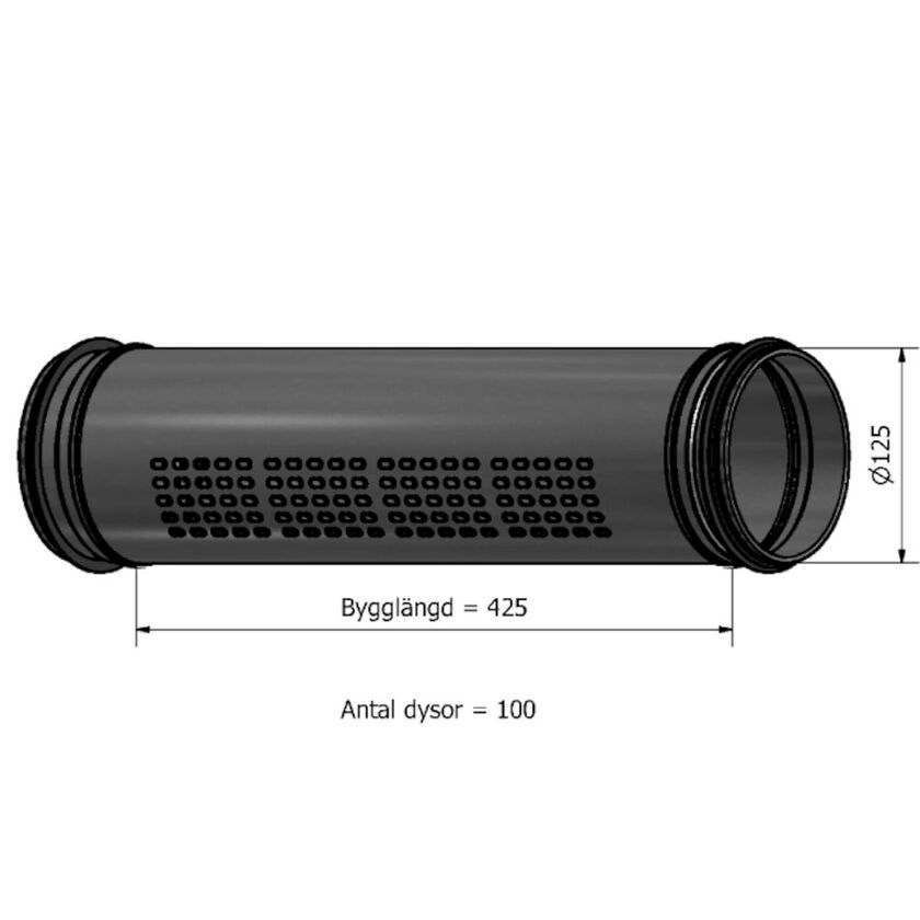 DYSDON INTERIOR OVAL DYSA 125 MM