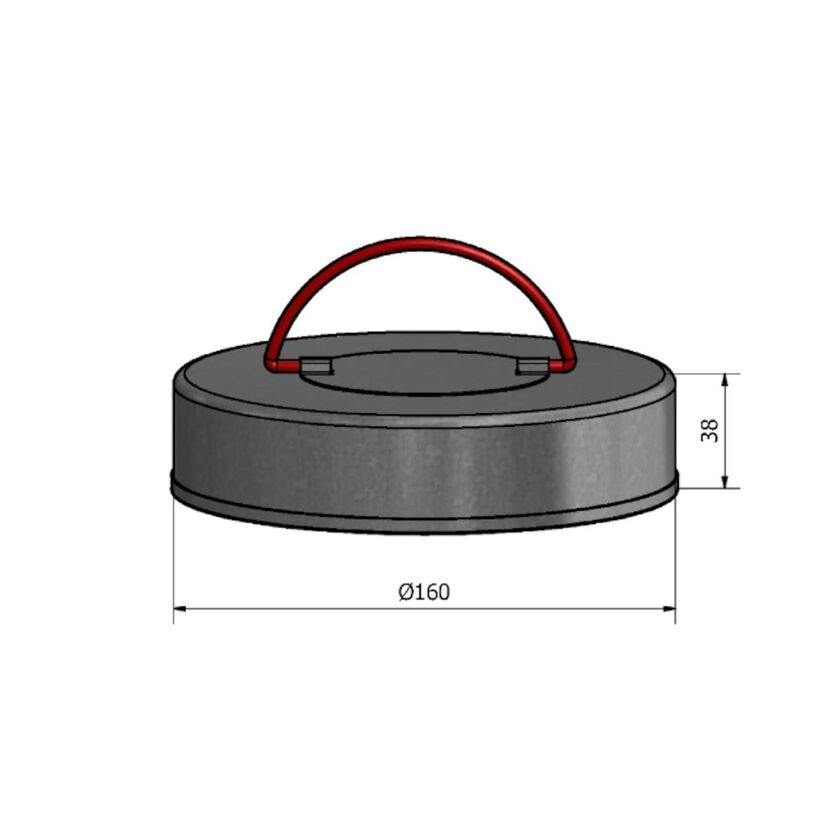 RENSLOCK MUFF HÄLMH FZ OISOLERAT 160 MM