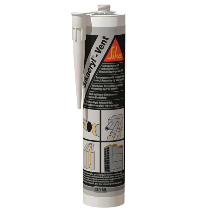 TÄTNINGSMASSA SIKACRYL VENT SIKA 0,3 L