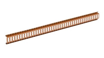 SNÖRÄCKE PROFILDURK CWL TEGELRÖD 2400 MM