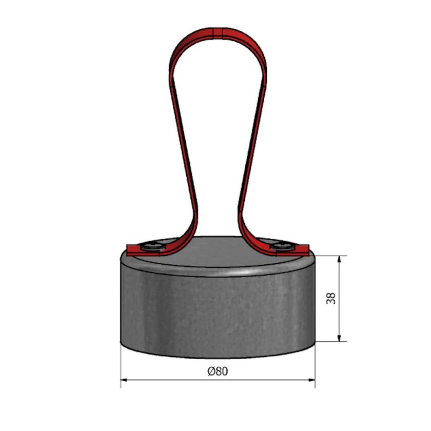 RENSLOCK MUFF HÄLMH FZ OISOLERAT 80 MM