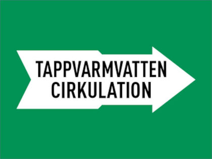 MÄRKBAND TAPPVARMVATTEN CIRKULATION 160 MM 5000 MM