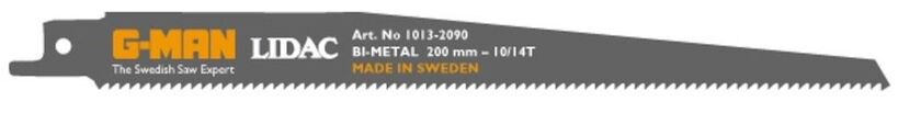 TIGERSÅGBLAD BMI METALL 10/14 TPI 200 MM 5-PACK