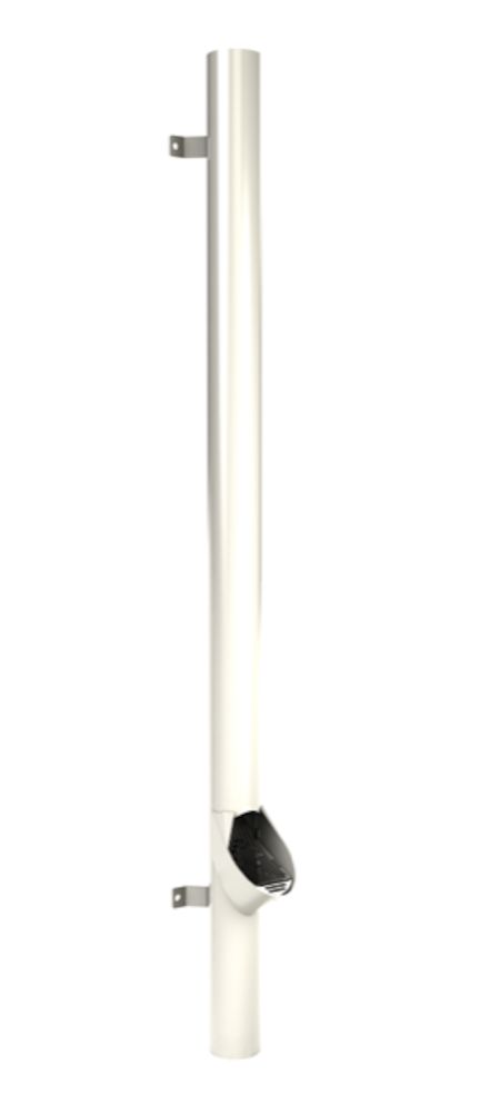 VANDALRÖR 102 M LÖVIS PLANNJA VIT 80 1900 MM