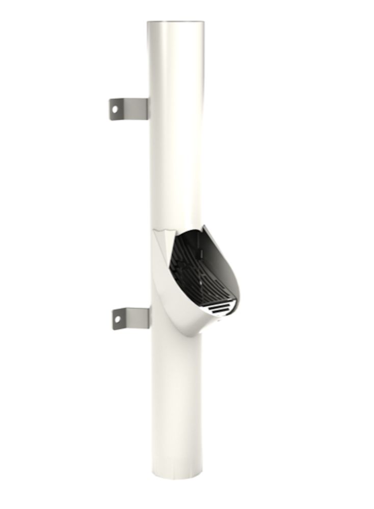 VANDALRÖR 102 M LÖVIS PLANNJA VIT 80 850 MM