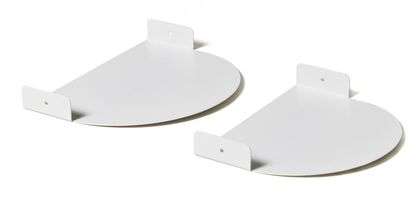 GAVEL INTERIOR VIT VÄGG-TAK VÄNSTER-HÖGER 100 MM