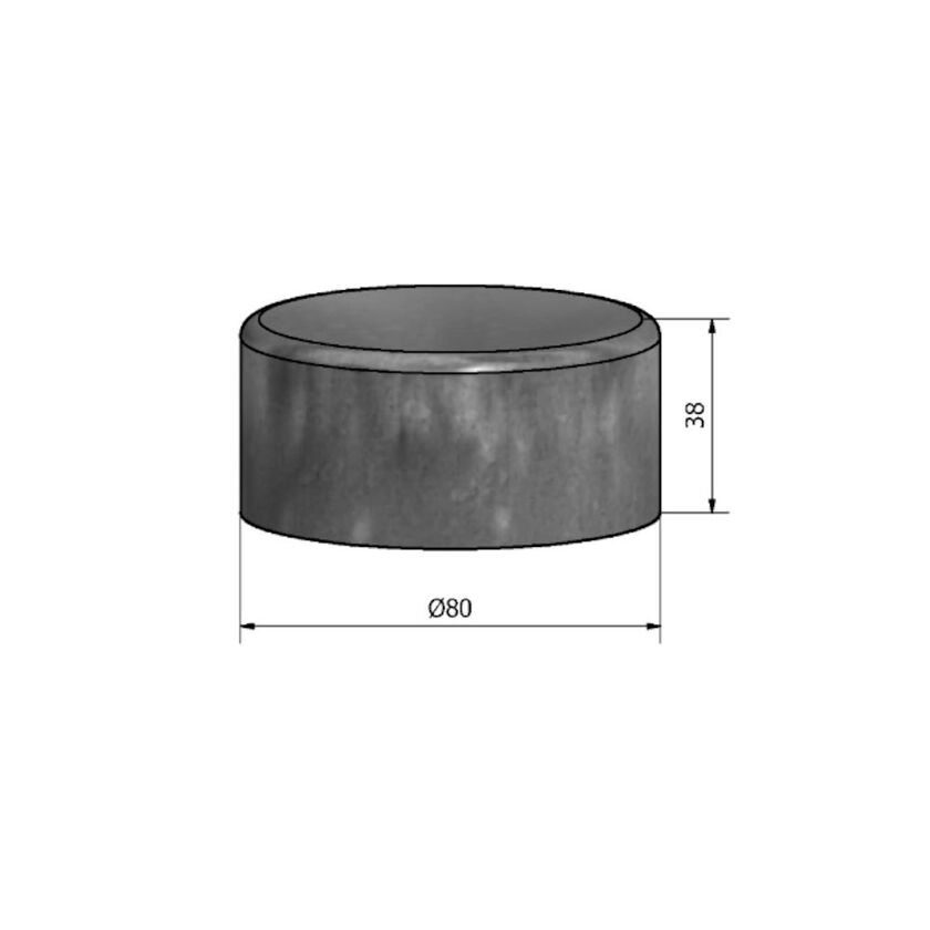 BOTTEN MUFF HÄLM FZ OISOLERAT 80 MM