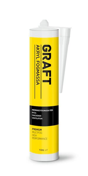 AKRYLFOGMASSA GRAFT VIT 300 ML
