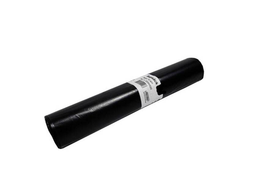 SOPSÄCK SVART 160 L 0,55 MM 10-PACK