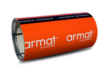 PLÅT RULLE AMS ARMAT SVART MATT 1250X0,6 MM