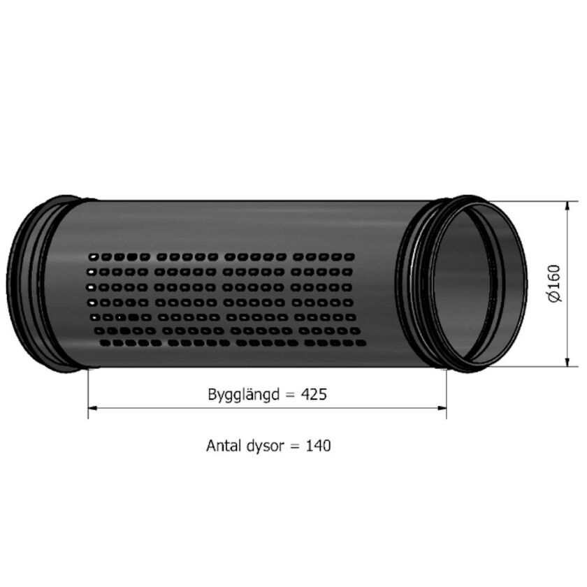 DYSDON INTERIOR OVAL DYSA 160 MM