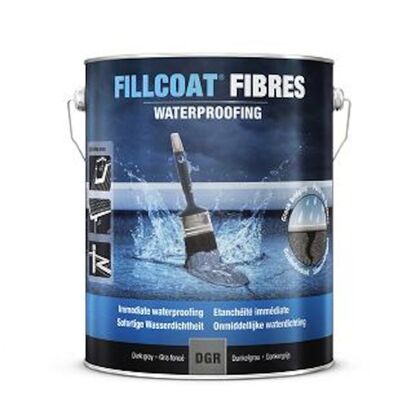 VATTENTÄTNING FILLCOAT FIBER WATERPROOF MÖRKGRÅ 1L