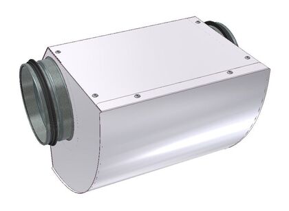 MELLANMODUL GENOMGÅENDE INTERIOR VIT 125 MM