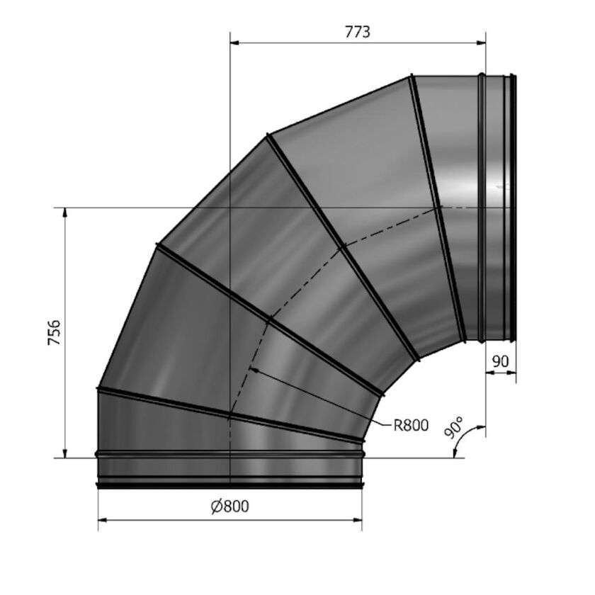 BÖJ HV 90 GR FZ 800 MM