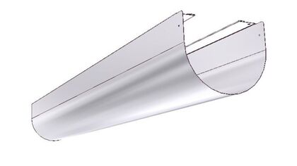 PANEL INTERIOR VIT VÄGG-TAK 100 MM 1100 MM 2-PACK