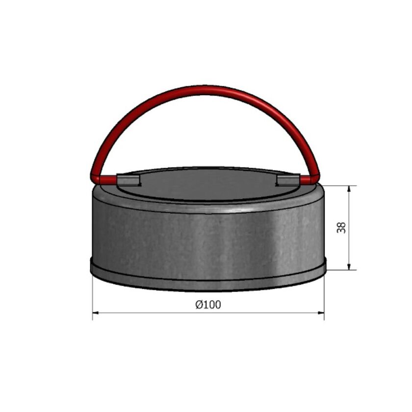 RENSLOCK MUFF HÄLMH FZ OISOLERAT 100 MM