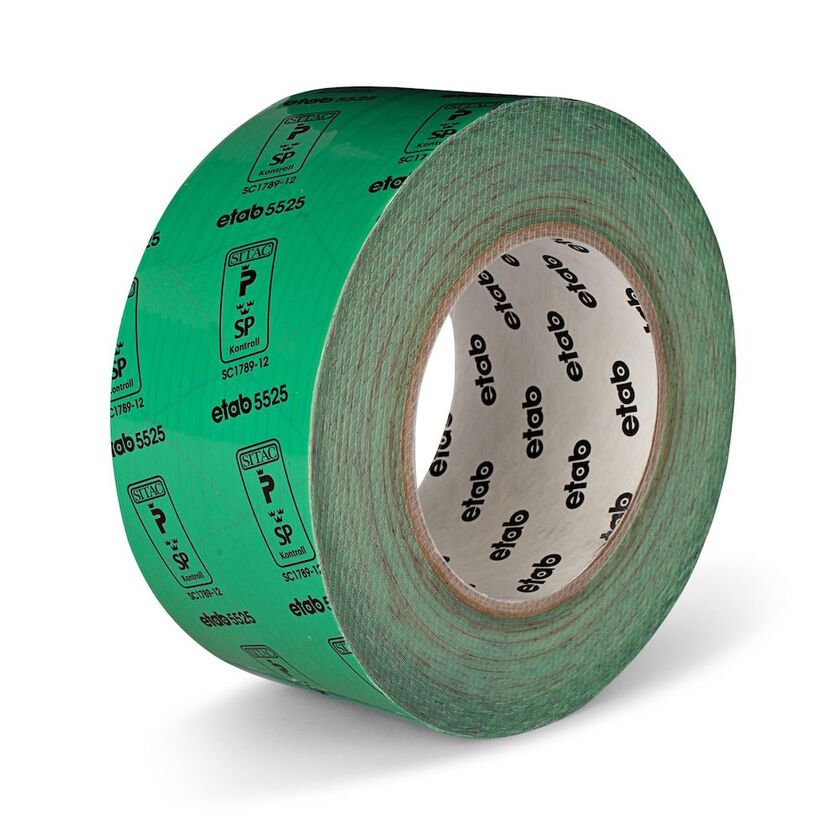 BYGGFOLIETEJP 5525 GRÖN 50 MM 25 M