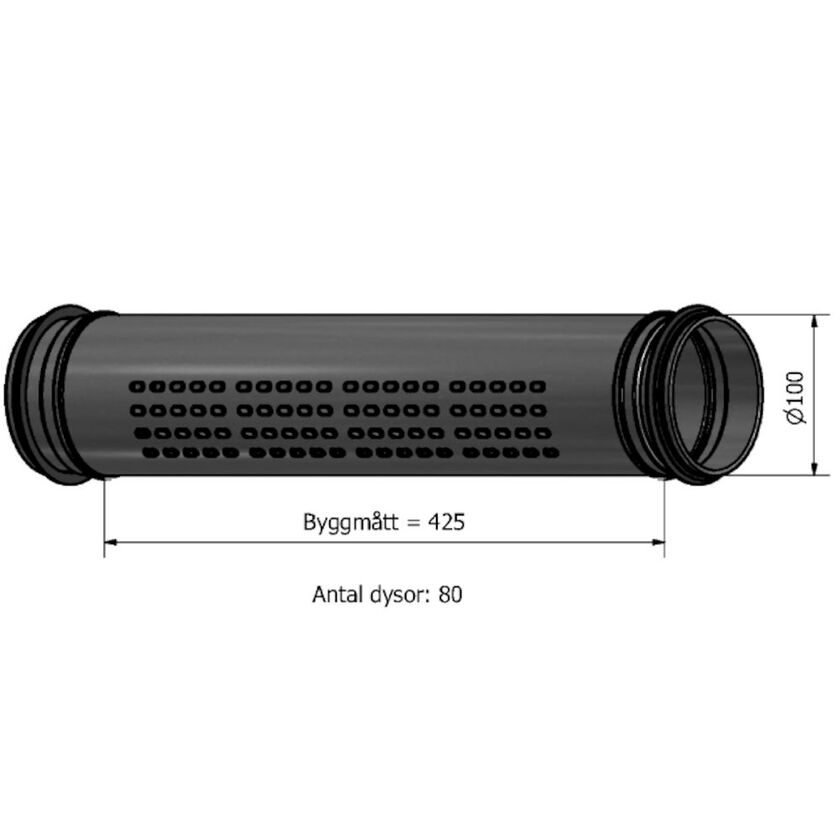 DYSDON INTERIOR OVAL DYSA 100 MM