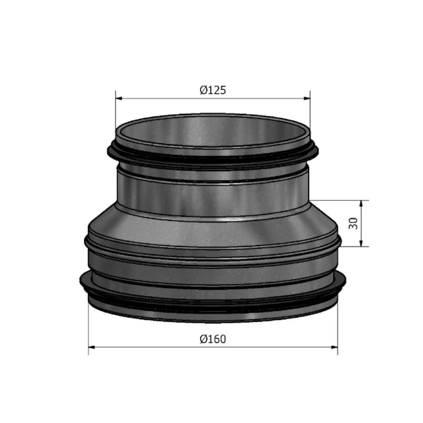 REDUKTION HFC N-N FZ 160-125